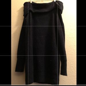 Motherhood Navy blue Off shoulder dress